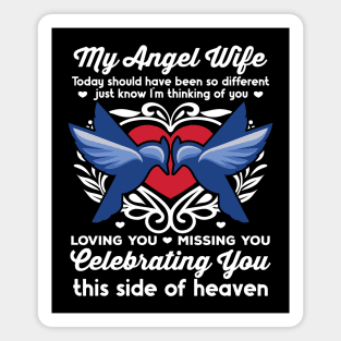 My Angel Wife Blue Jay 2 Magnet